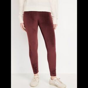 Old Navy High Waisted Velvet Leggings for Women